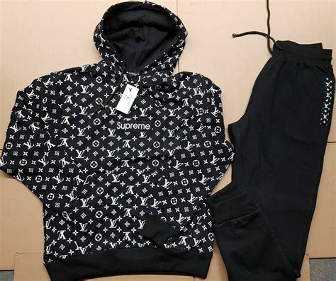 louis vuitton supreme full collection|supreme louis vuitton tracksuit.